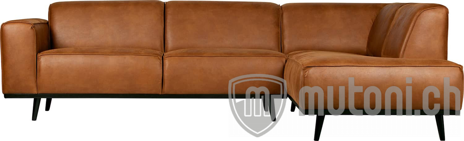 Ecksofa Statement Rechts Eco Leder Cognac Ecksofas Sofas Couches Wohnzimmer Mobel Mutoni Mobel