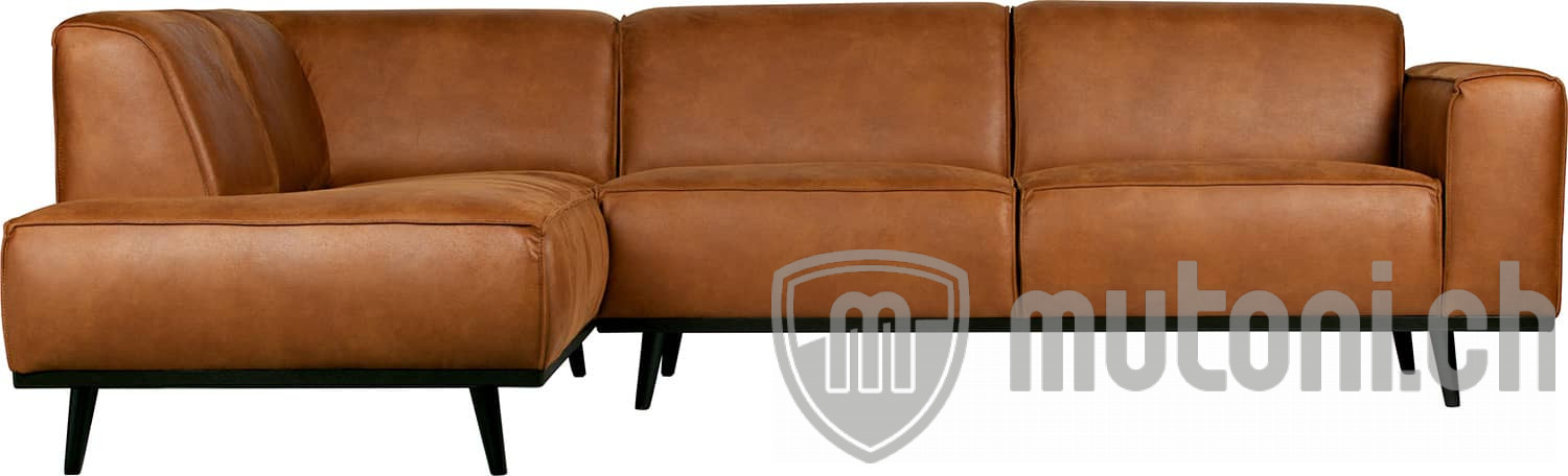 Ecksofa Statement Links Eco Leder Cognac Ecksofas Sofas Couches Wohnzimmer Mobel Mutoni Mobel