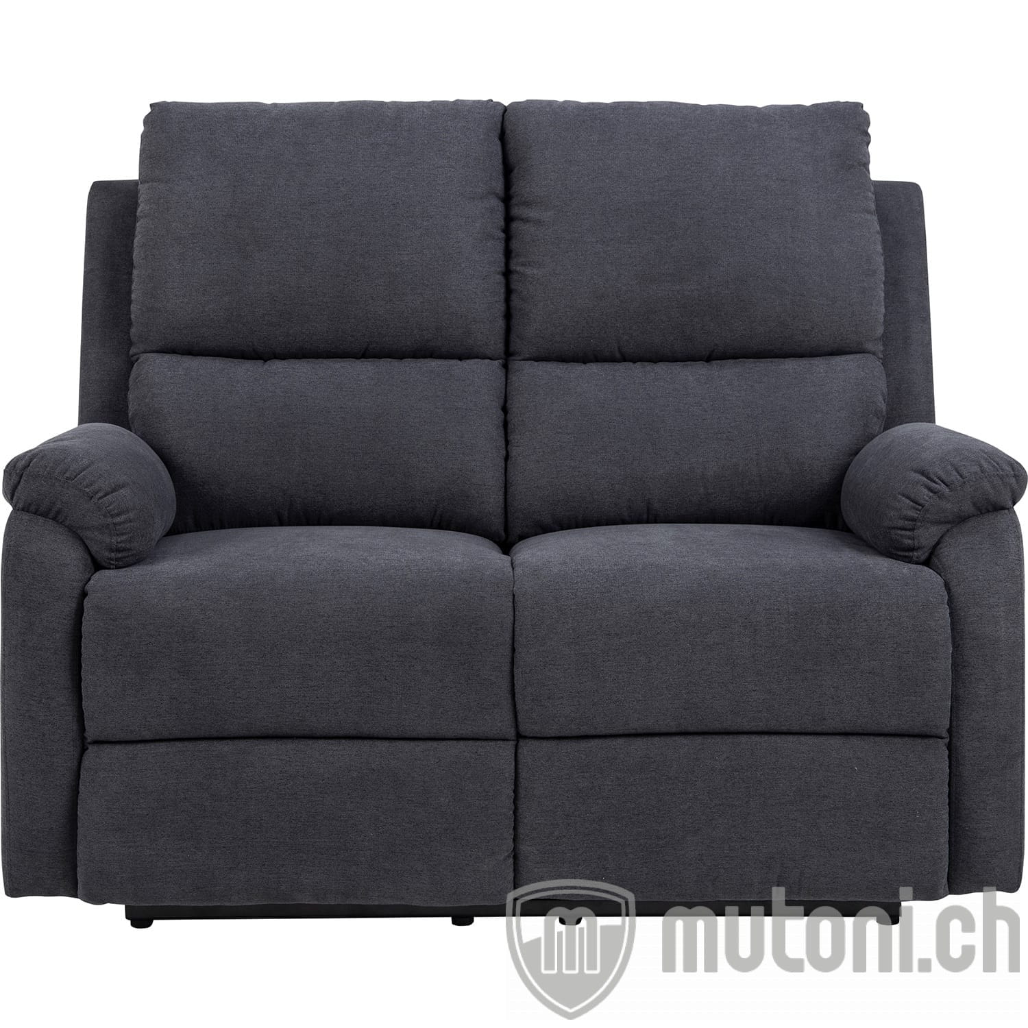 Relax Sofa Etienne 2Sitzer dunkelgrau Relaxsofas